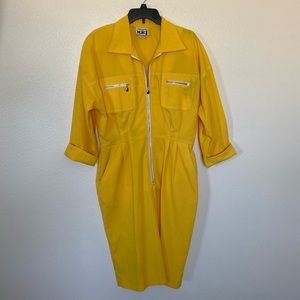 Vintage Sandra OW Wing Yellow dress